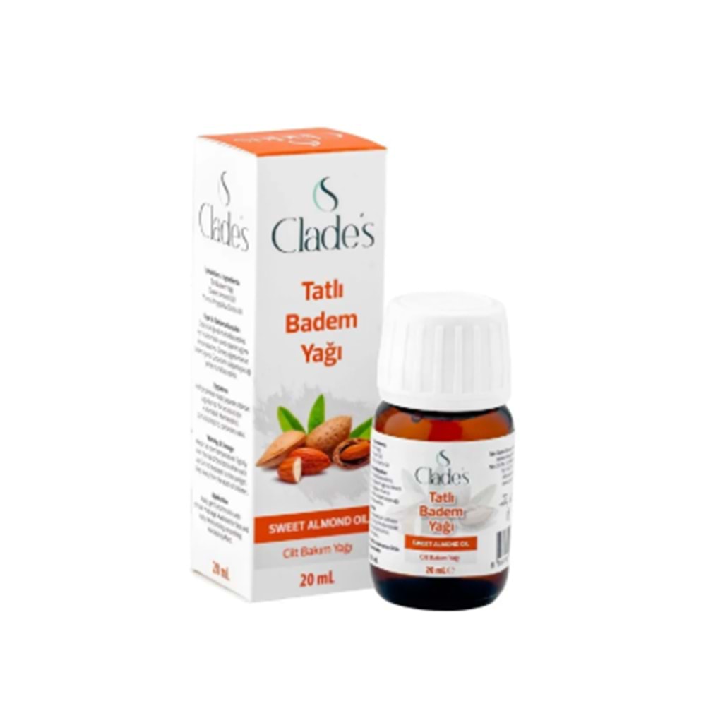 Clades Tatlı Badem Yağı 20 Ml