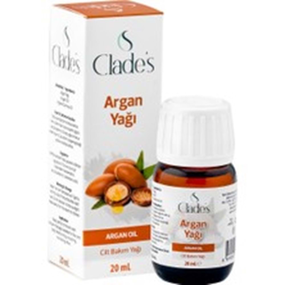 Clades Argan Yağı 20 Ml