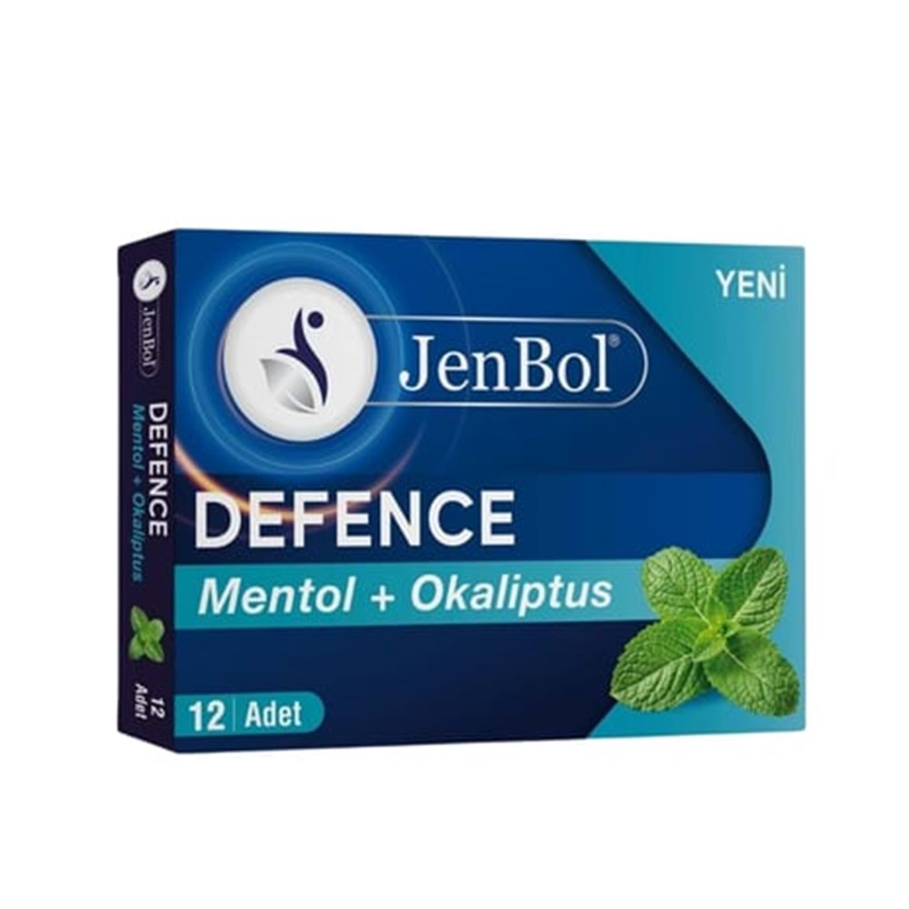 Jenbol Defence Mentol+Okaliptus Pastil 12 Drops