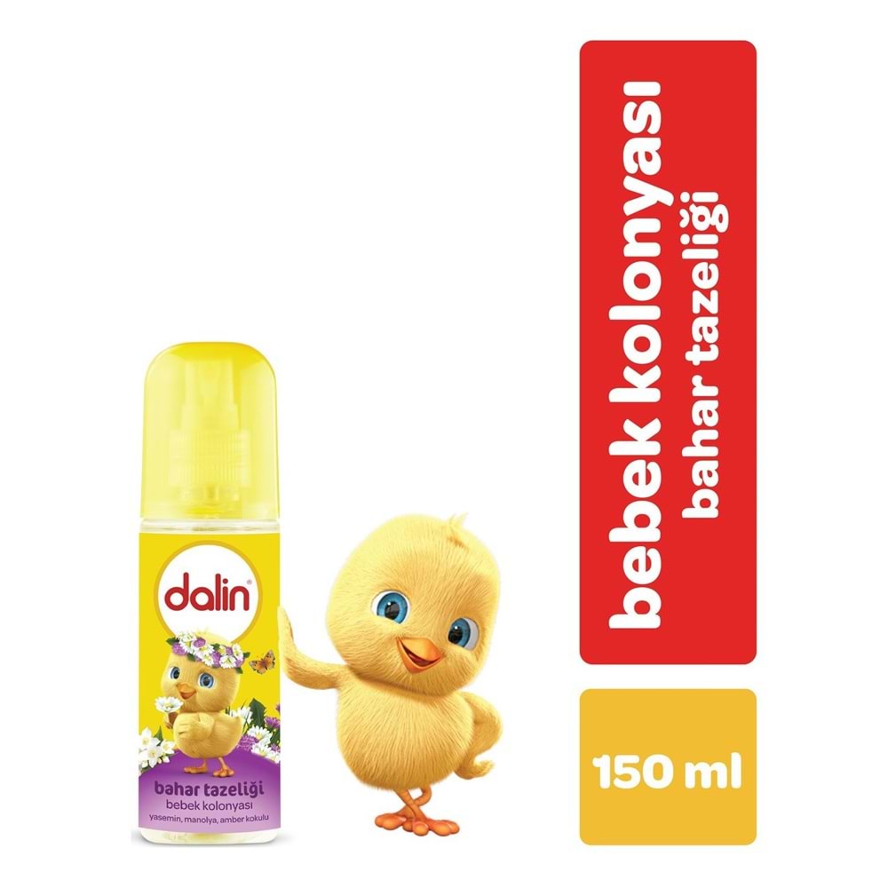 Dalin Bebek Kolonyası Sprey Bahar Tazeliği 150 ml