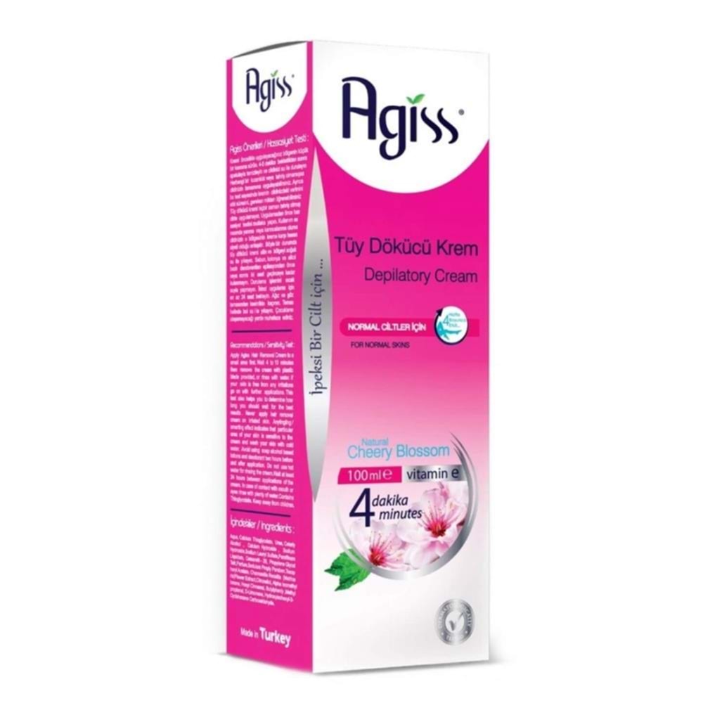Agiss Tüy Dökücü Krem Normal Ciltler PEMBE 100 ml