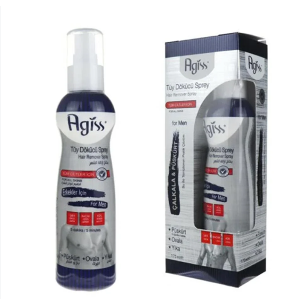 Agiss Tüy Dökücü Çalkala Püskürt For Men 175 ml