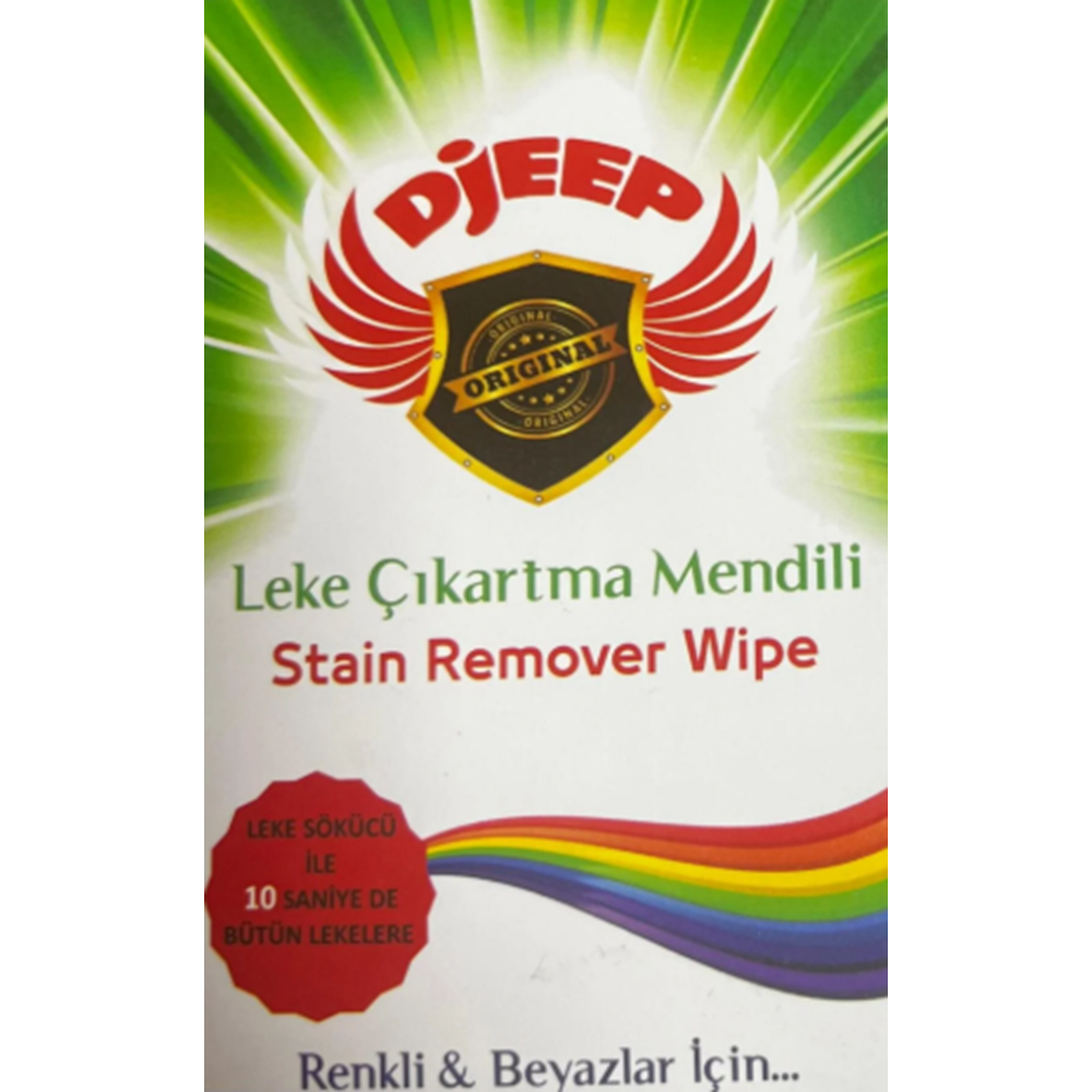Djeep Leke Çıkartma Mendili 5 Adet