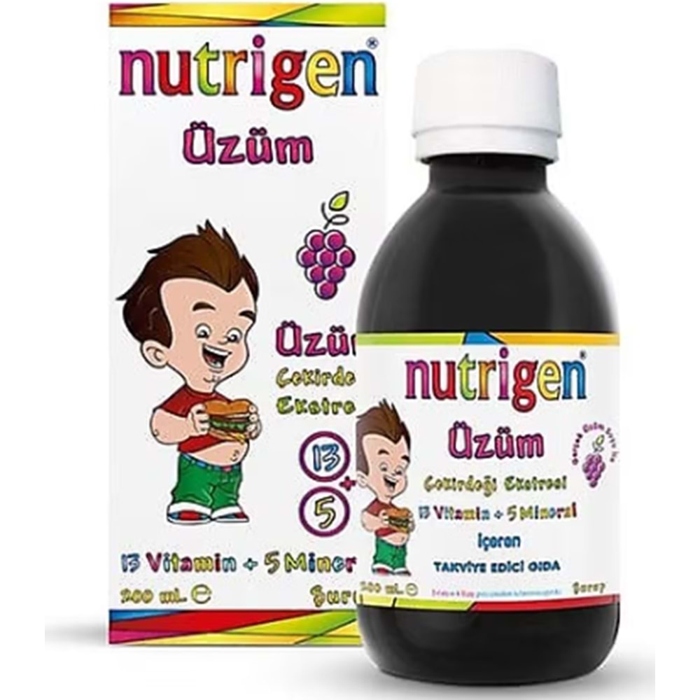 NUTRİGEN ÜZÜM PEDİATRİK ŞURUP 200 ML