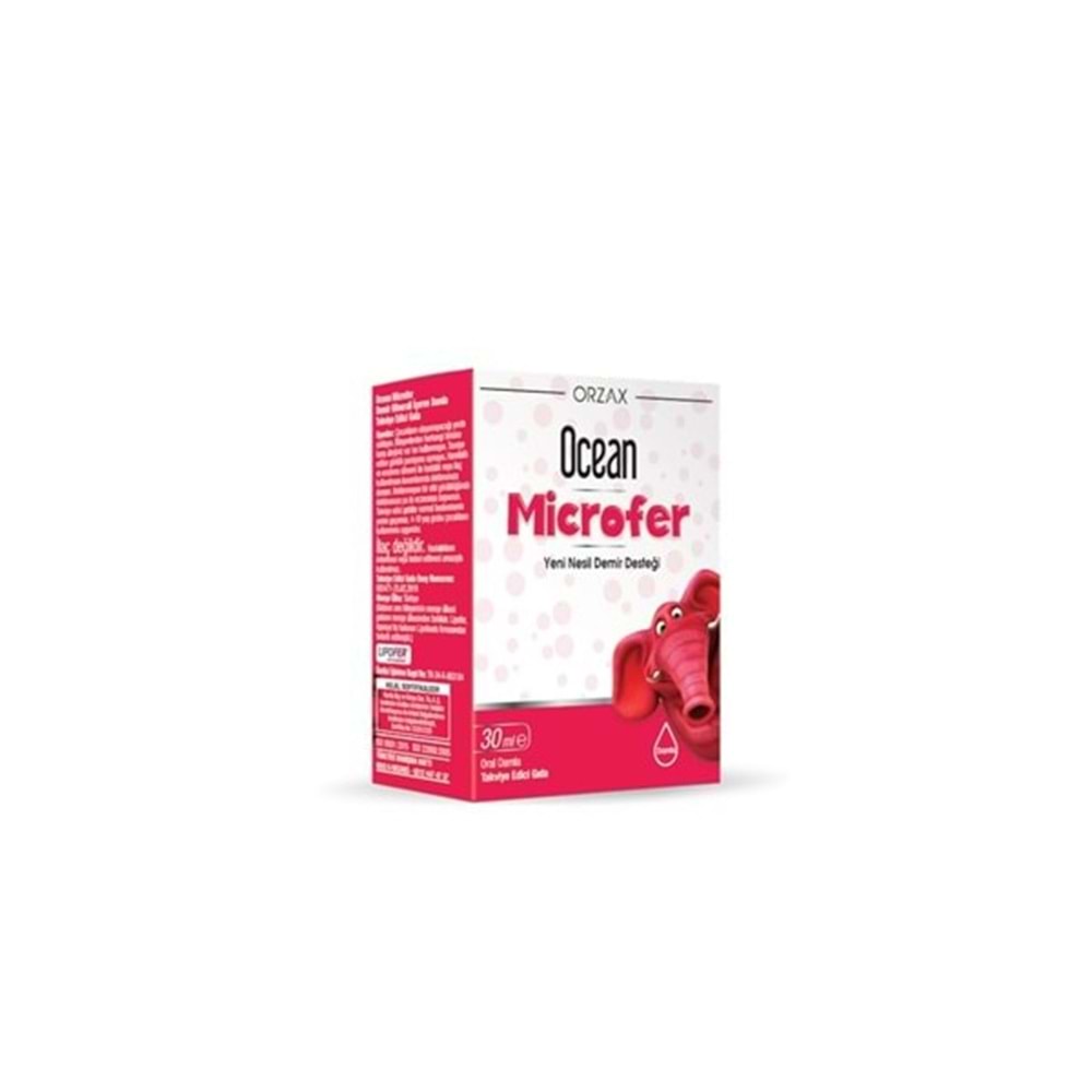 OCEAN MİCROFER 30 ML ORAL DAMLA (YENİ NESİL DEMİR DESTEĞİ)