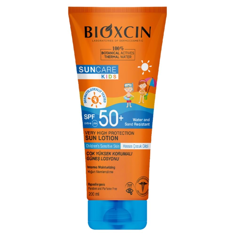 BİOXCIN GÜNEŞ KREMİ SUN CARE SPF50+ ÇOK YÜKSEK KORUMALI KİDS 200 ML ( ÇOCUK )