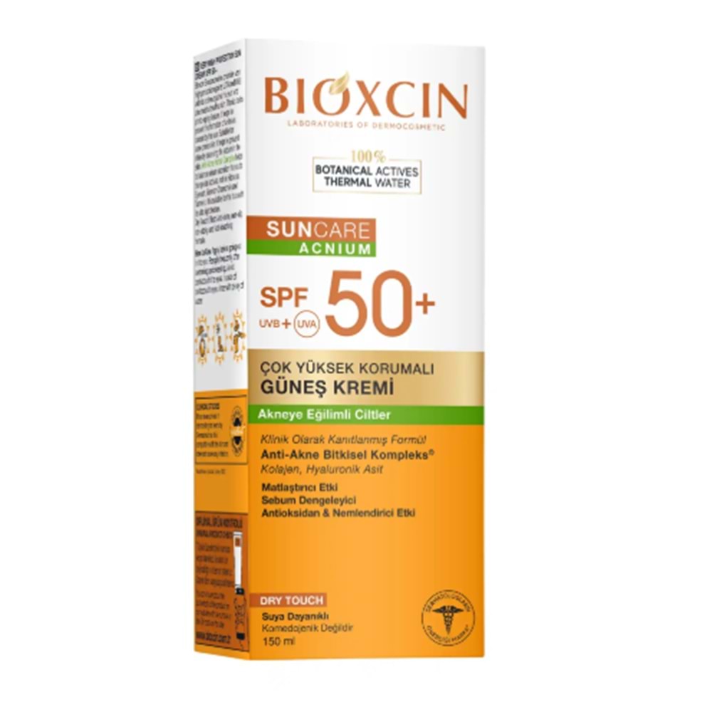 BİOXCİN GÜNEŞ KREMİ SUN CARE SPF50+ AKNEYE EĞİMLİ CİLTLER İÇİN 50 ML
