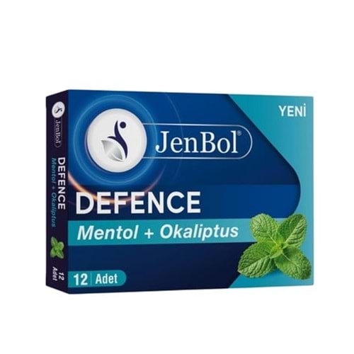 Jenbol Defence Mentol+Okaliptus Pastil 12 Drops