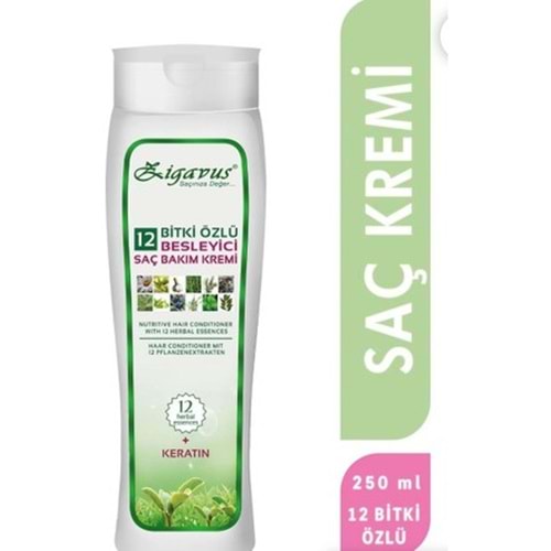 Zigavus 12 Bitki Özlü Saç Kremi 250 ml