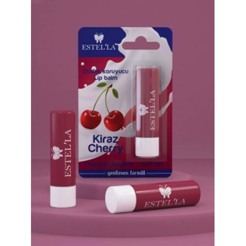 Estella Yetişkin Dudak Koruyucu Lip Balm Kiraz