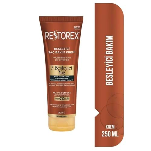Restorex 7 Besleyici Yağ İçerikli Besleyici Saç Bakım Kremi 250 ml