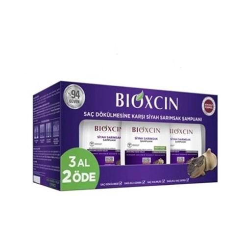 BİOXCIN SİYAH SARIMSAKLI ŞAMPUAN 3 AL 2 ÖDE
