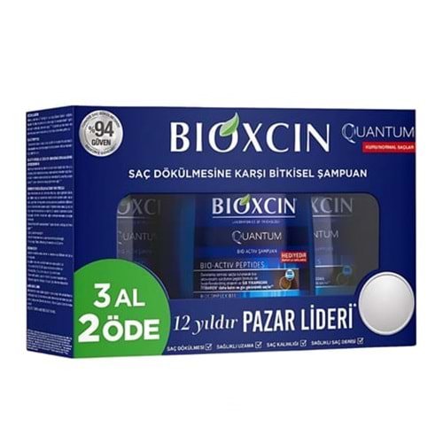 BİOXCİN QUANTUM 3 AL 2 ÖDE ŞAMPUAN KURU-NORMAL SAÇLAR İÇİN