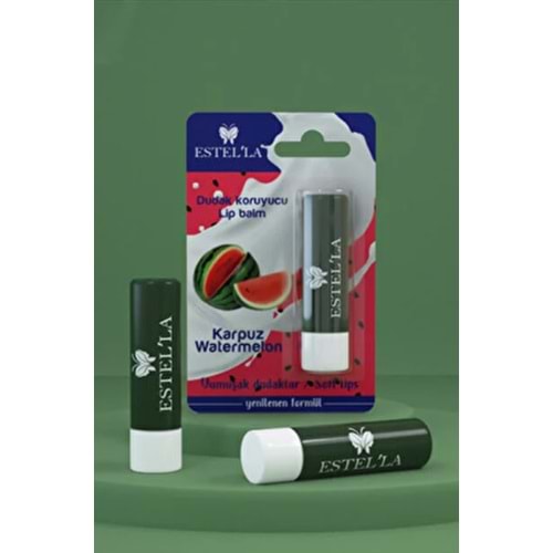 Estella Yetişkin Dudak Koruyucu Lip Balm Karpuz