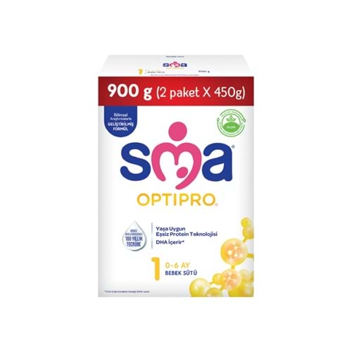 SMA MAMA OPTİPRO 0-6 AY ARASI BEBEK DEVAM SÜTÜ 900 GR NO:1