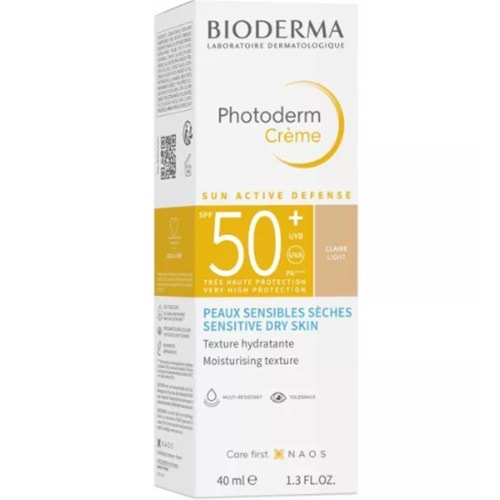 Bioderma Photoderm Creme Claire Light SPF50+ 40 ml