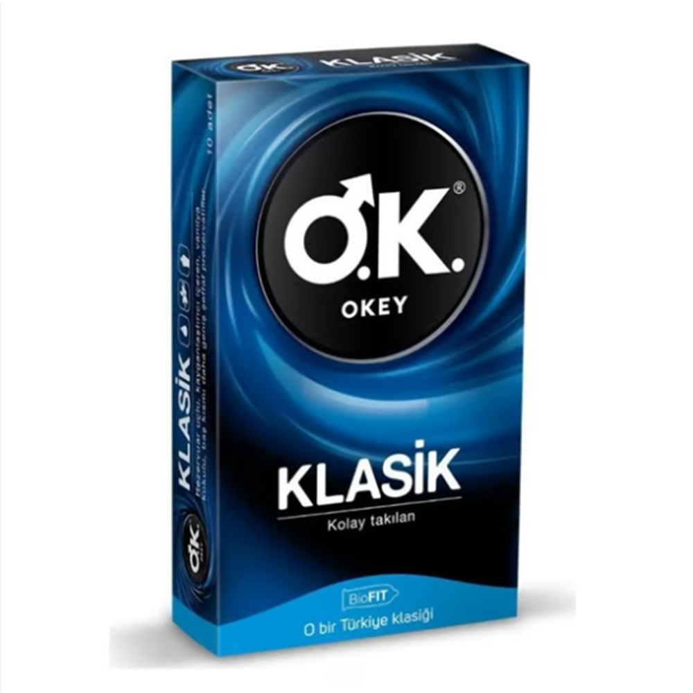 OKEY PREZERVATIF KLASİK 10 LU