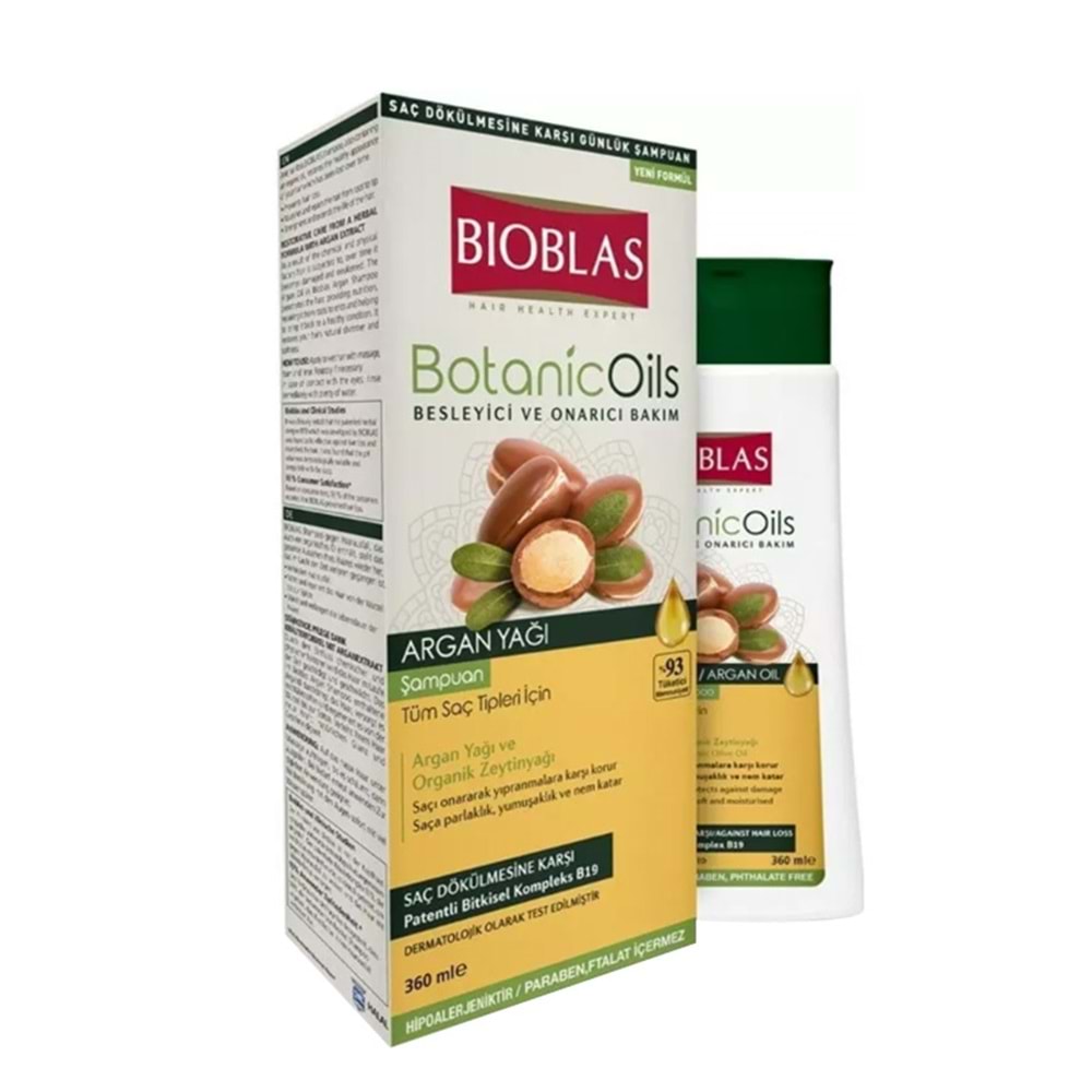 Bioblas Botanic Oils Argan Yağlı Şampuan 360 ml