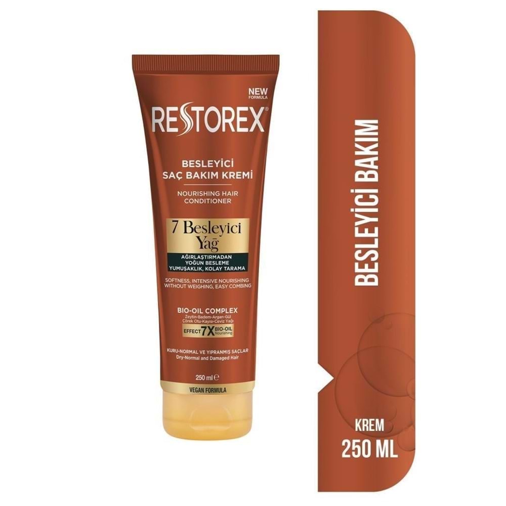 Restorex 7 Besleyici Yağ İçerikli Besleyici Saç Bakım Kremi 250 ml