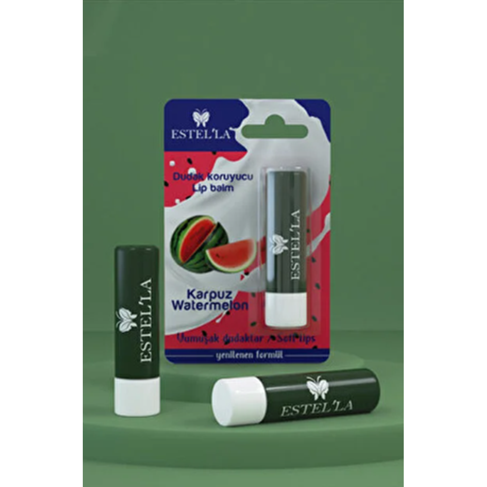 Estella Yetişkin Dudak Koruyucu Lip Balm Karpuz